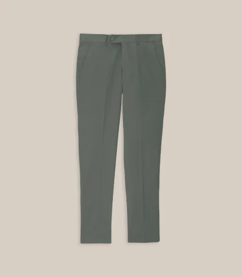 IZAC - Pantalon taille mi-haute kaki