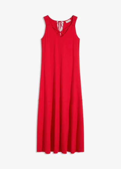 Robe longue 100% coton à bretelles