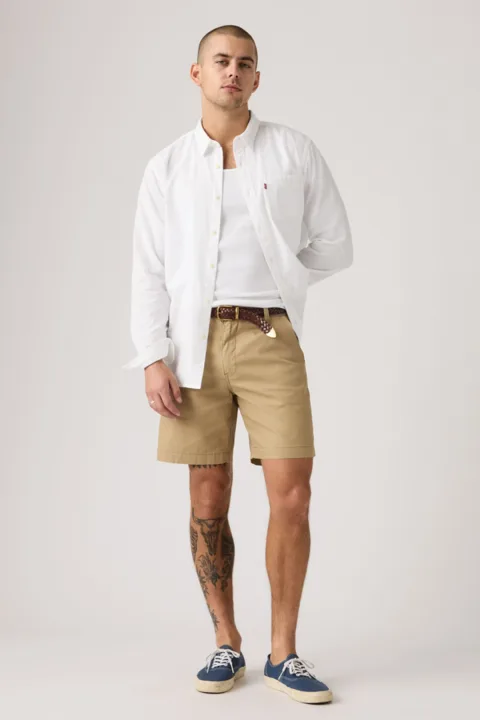 Levi's Short XX Chino Authentic Relaxed Lightweight - Homme - Beige / Harvest Gold Twill - 38X8