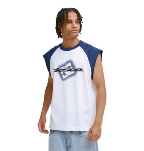 Raglan - Débardeur Blanc Homme