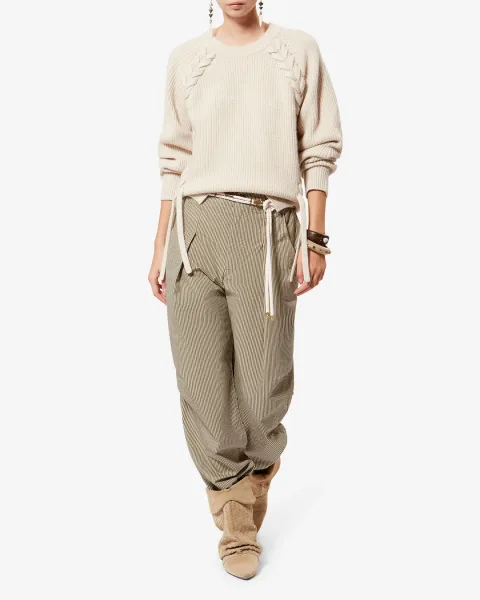 Pantalon Ceryne - Femme - Beige-kaki - Taille 42 - Marant Étoile
