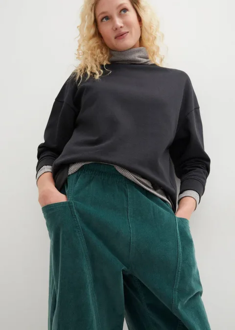 Pantalon en velours côtelé, coton extensible