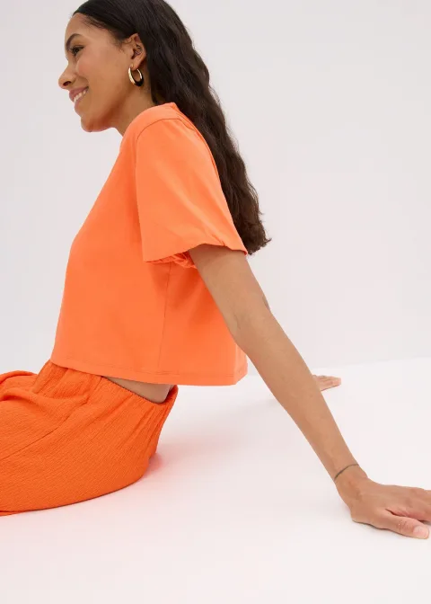 Short en léger jersey crêpe