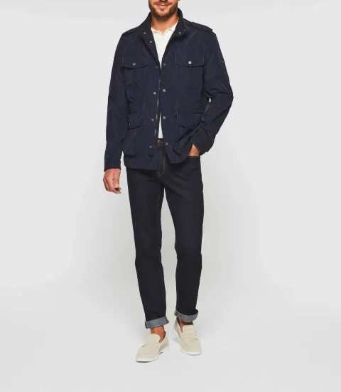 IZAC - Parka à poches marine ''Rudi''