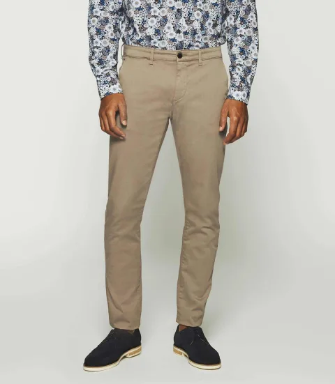 IZAC - Pantalon chino slim gris