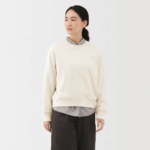 Sweat‐shirt en mélange de coton pour femme