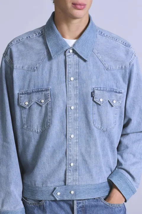 Levi's Veste Personnalisée Sawtooth - Homme - Bleu / Mij Tbd Finish Name - XL