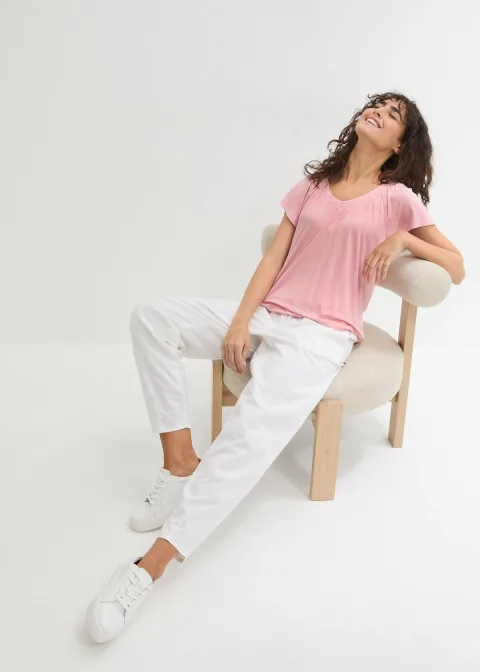 T-shirt en viscose extensible
