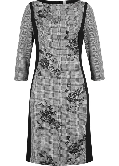 Robe fourreau avec sequins brodés