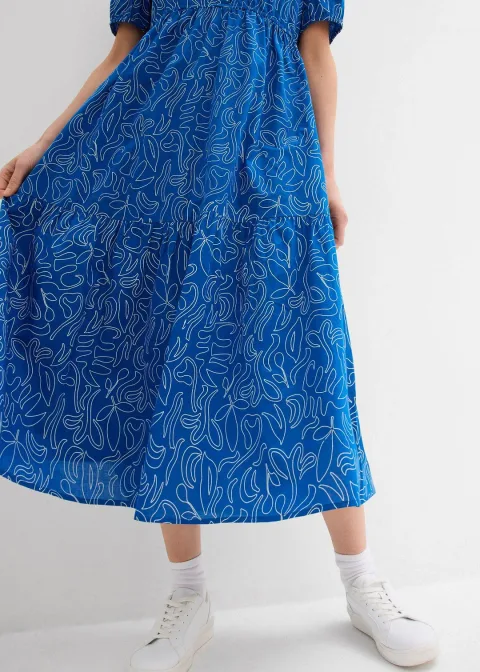 Robe midi ample, 100% coton