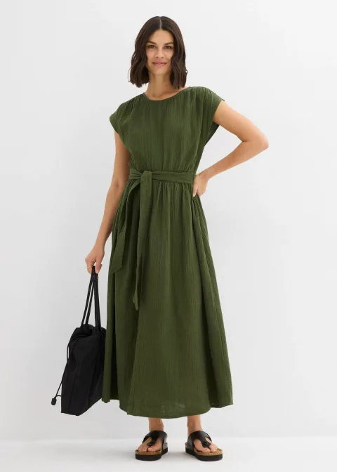 Robe midi 100% coton