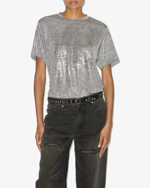 T-shirt Zoeline - Femme - Gris-argenté - Taille XL - Marant Étoile