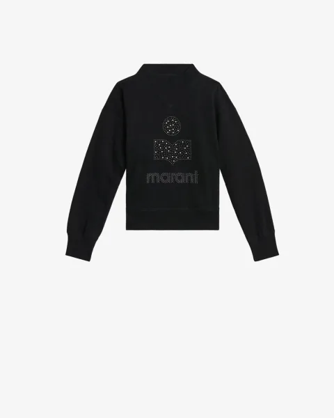 Sweatshirt Moby Glitter - Femme - Noir - Taille 42 - Marant Étoile