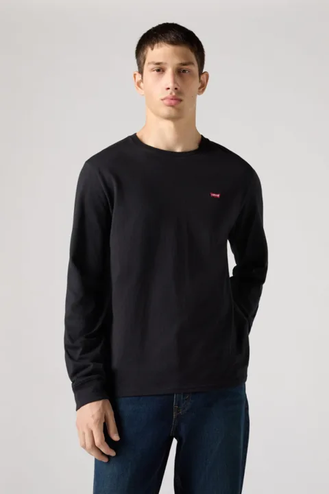 Levi's T Shirt Housemark - Homme - Noir / Mineral Black - 2XL