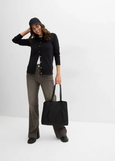 Gilet en maille, col rond