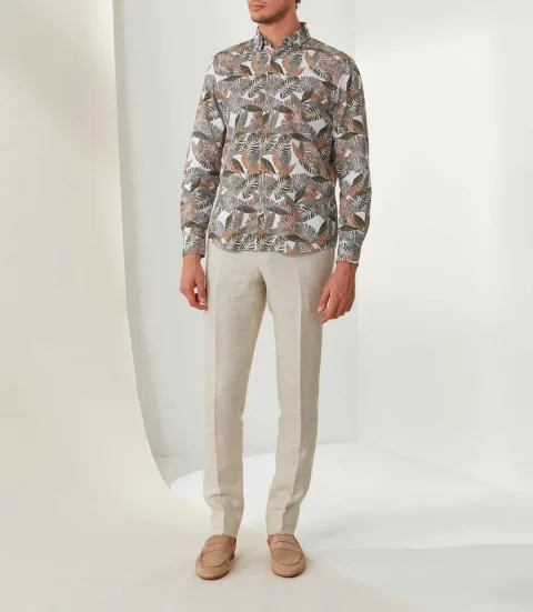 IZAC - Chemise casual kaki ''Teo''