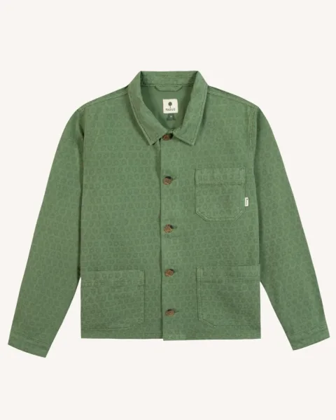 Veste en coton vert sapin - LORGE