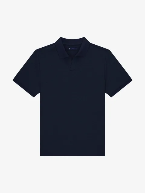IZAC - Polo col ouvert marine