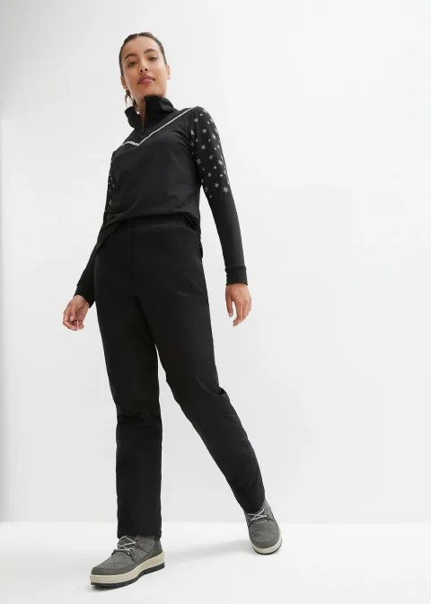 Pantalon chaud avec doublure polaire et taille élastiquée, imperméable
