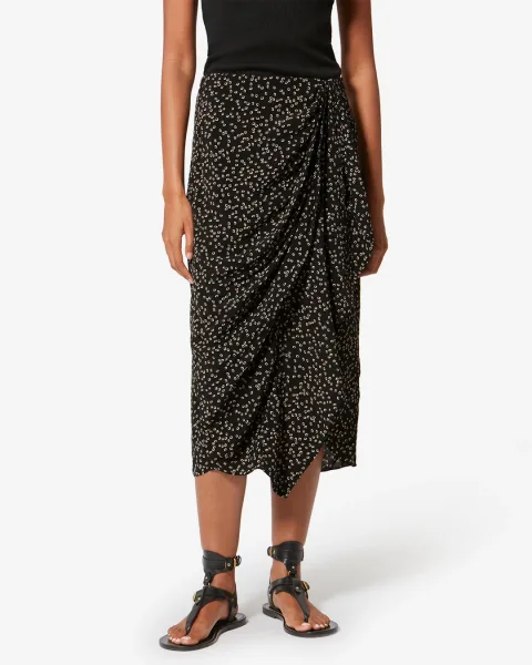 Jupe Zaine - Femme - Noir - Taille 42 - Marant Étoile