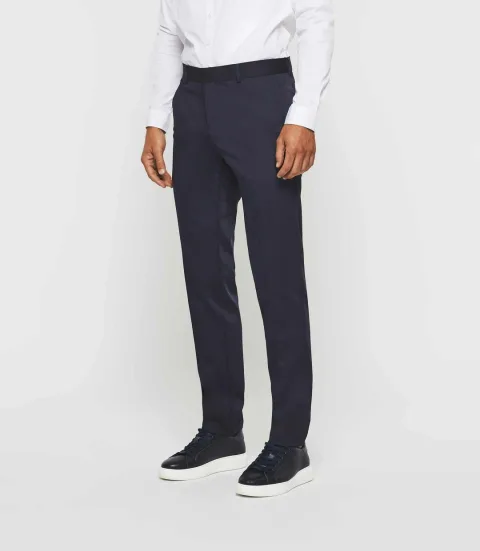 IZAC - Pantalon ville tissu technique bleu BIONACOUT