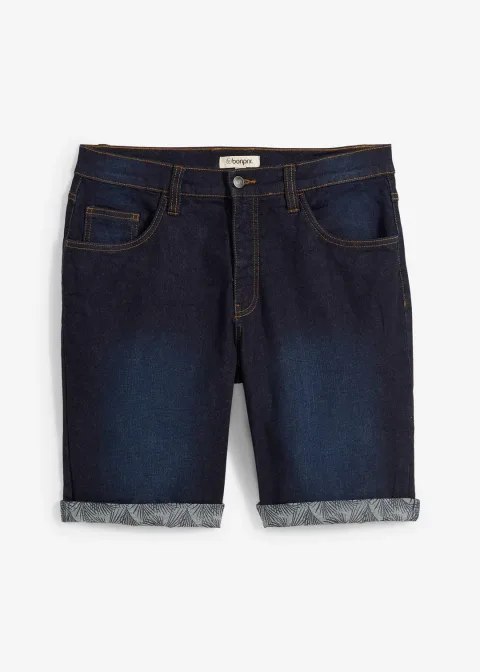 Bermuda en jean extensible, Regular