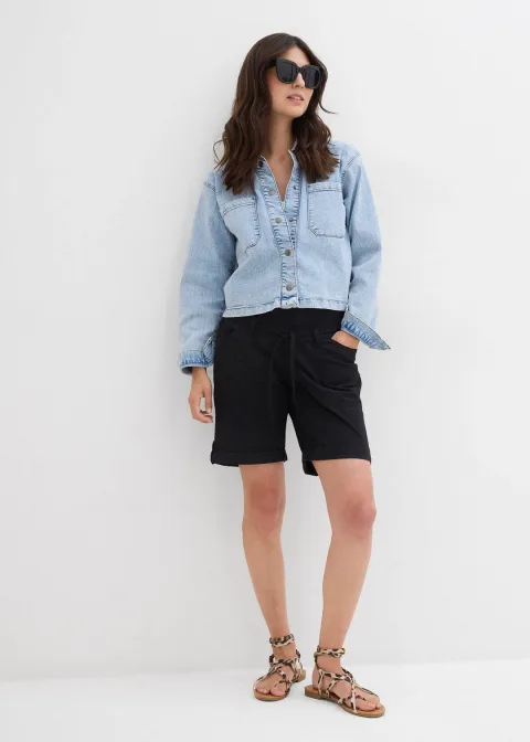 Short de grossesse 2en1 à retrousser