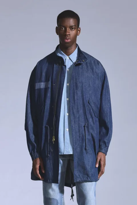 Levi's Parka Fishtail - Homme - Bleu / Blue Fishtail Marine - XL