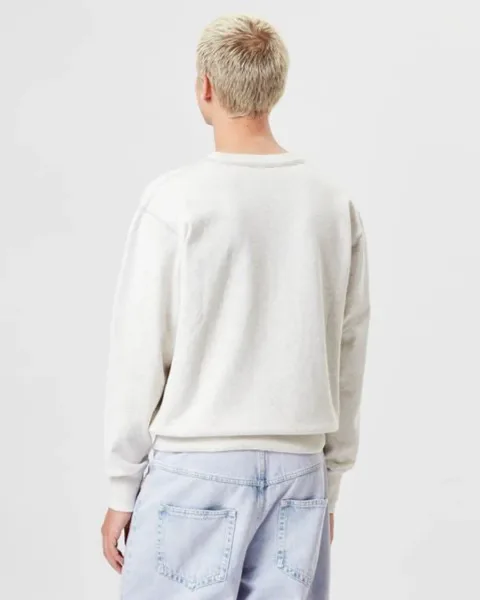 Sweatshirt Logo Mike - Homme - Écru - Taille XL