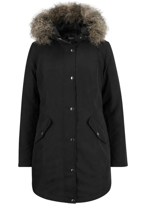 Parka avec fermetures zippées sur le côté