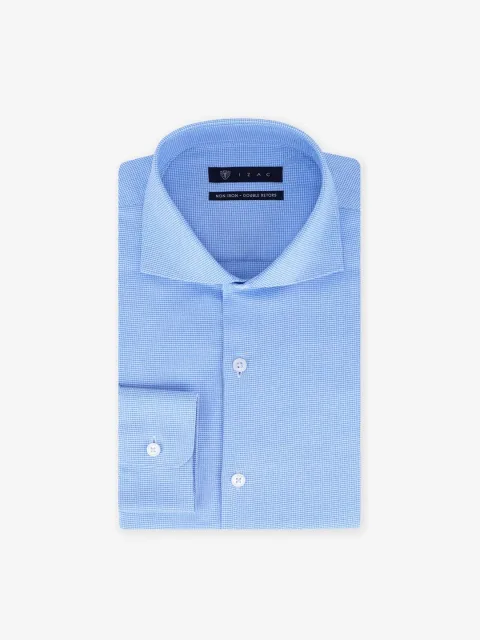 IZAC - Chemise ville non iron ciel