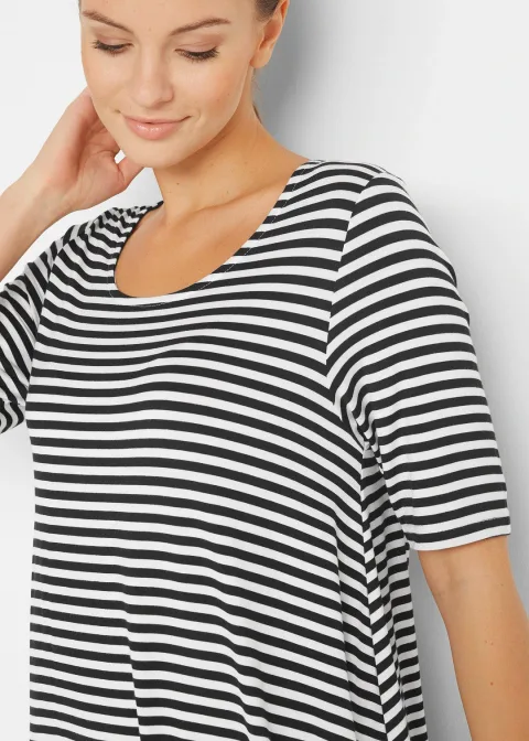 Tunique T-shirt en viscose extensible