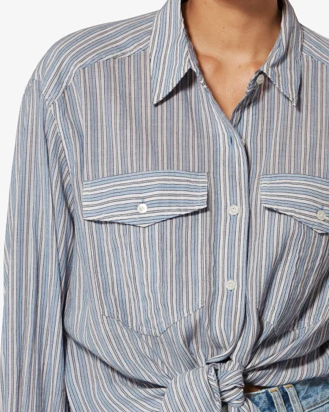 Chemise Nath - Femme - Bleu - Taille 44 - Marant Étoile