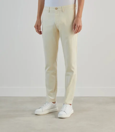 IZAC - Pantalon armuré jaune pâle
