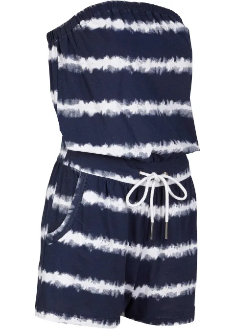 Combishort bustier en coton