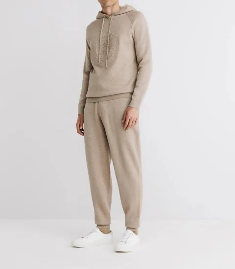 IZAC - Pull à capuche beige