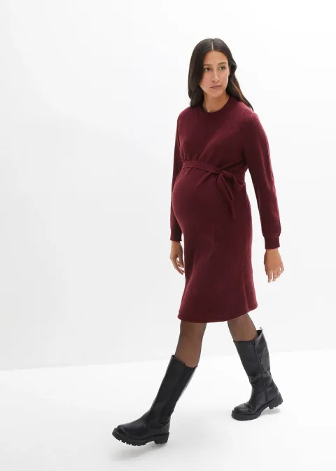 Robe en maille de grossesse