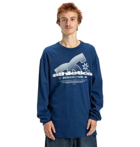 Slathletic Hls - T-shirt manches longues Bleu Homme