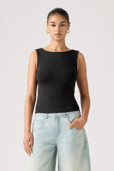 Levi's Haut Encolure Bateau Blair - Femme - Blanc / Bright White - XS