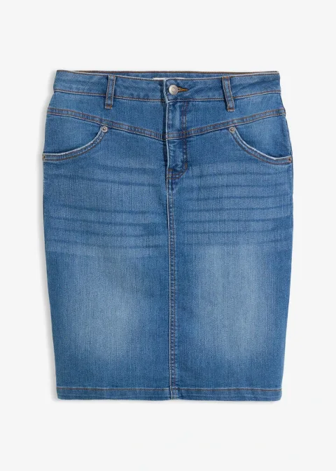Jupe en jean extensible