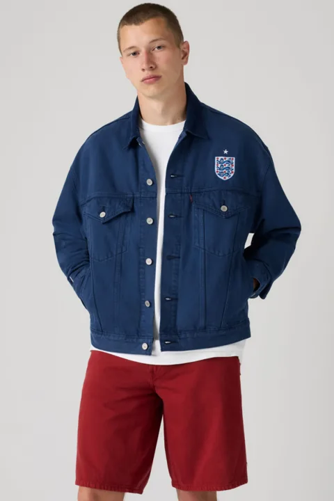 Veste Trucker Type III Levi's England Football - Homme - Bleu / England - 2XL