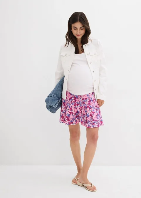 Jupe-culotte de grossesse en jersey