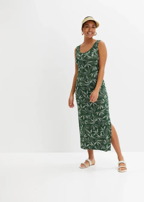 Robe longue en viscose fluide