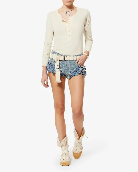 Short Odessa - Femme - Bleu - Taille 38