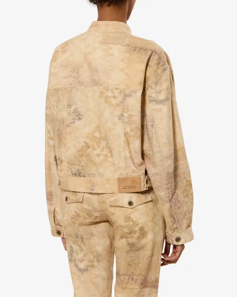 Veste Cyndel - Femme - Désert - Taille40 - Isabel Marant - Collection Été Femme - Nouvelle Collection Capsule La Riviera