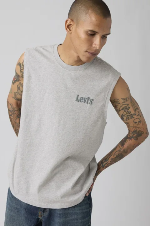 Levi's Débardeur Graphique - Homme - Beige / Pumice Stone - XL