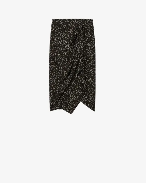 Jupe Zaine - Femme - Noir - Taille 42 - Marant Étoile