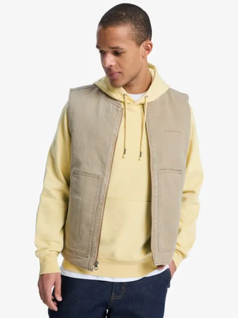 Surf Chores - Veste sans manche pour Homme Beige