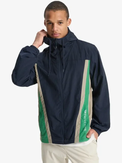Clicker - Veste coupe-vent à capuche pour Homme Noir