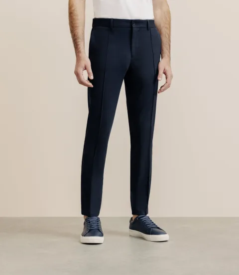 IZAC - Pantalon ville en maille marine
